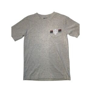 Champion Indiana Hoosiers T-Shirt College Graphic Tee‎ Pocket Front Back
